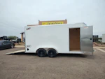 Alcom 16x7 All Aluminum XLT-P Enclosed, 7K GVWR, Limited Edition, Ramp Door Stock #ALC239 - Thumbnail 2