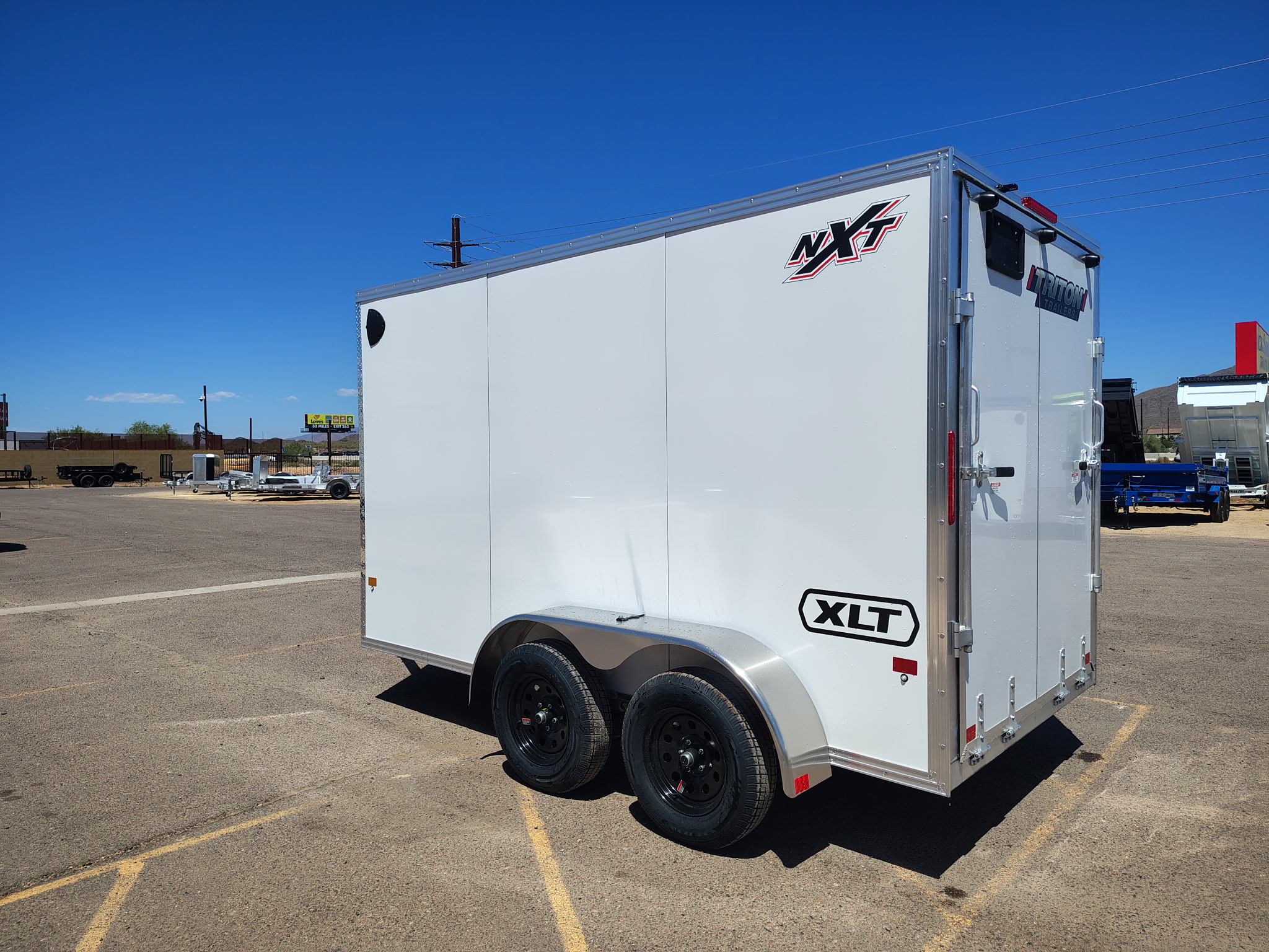 Alcom 12x6 All Aluminum XLT-P Enclosed, 7K GVWR, Ramp Door - Stock #ALC247 - Image 5 of 9