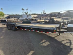 P.J. Trailers 24x83x6" Channel, Equipment Tilt, 14K GVWR, 14PLY, Blackwood Deck Stock #PPJ10983 - Thumbnail 1