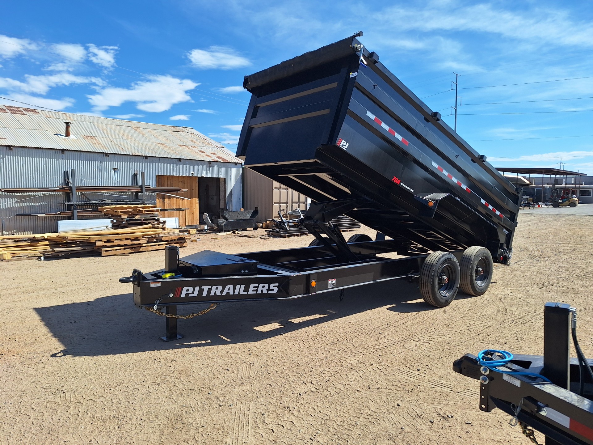 P.J. Trailers 16x83 Tandem Axle, 22K GVWR, HD Low-Pro Dump, 48" Sides - Stock #PJD1593 - Image 12 of 15