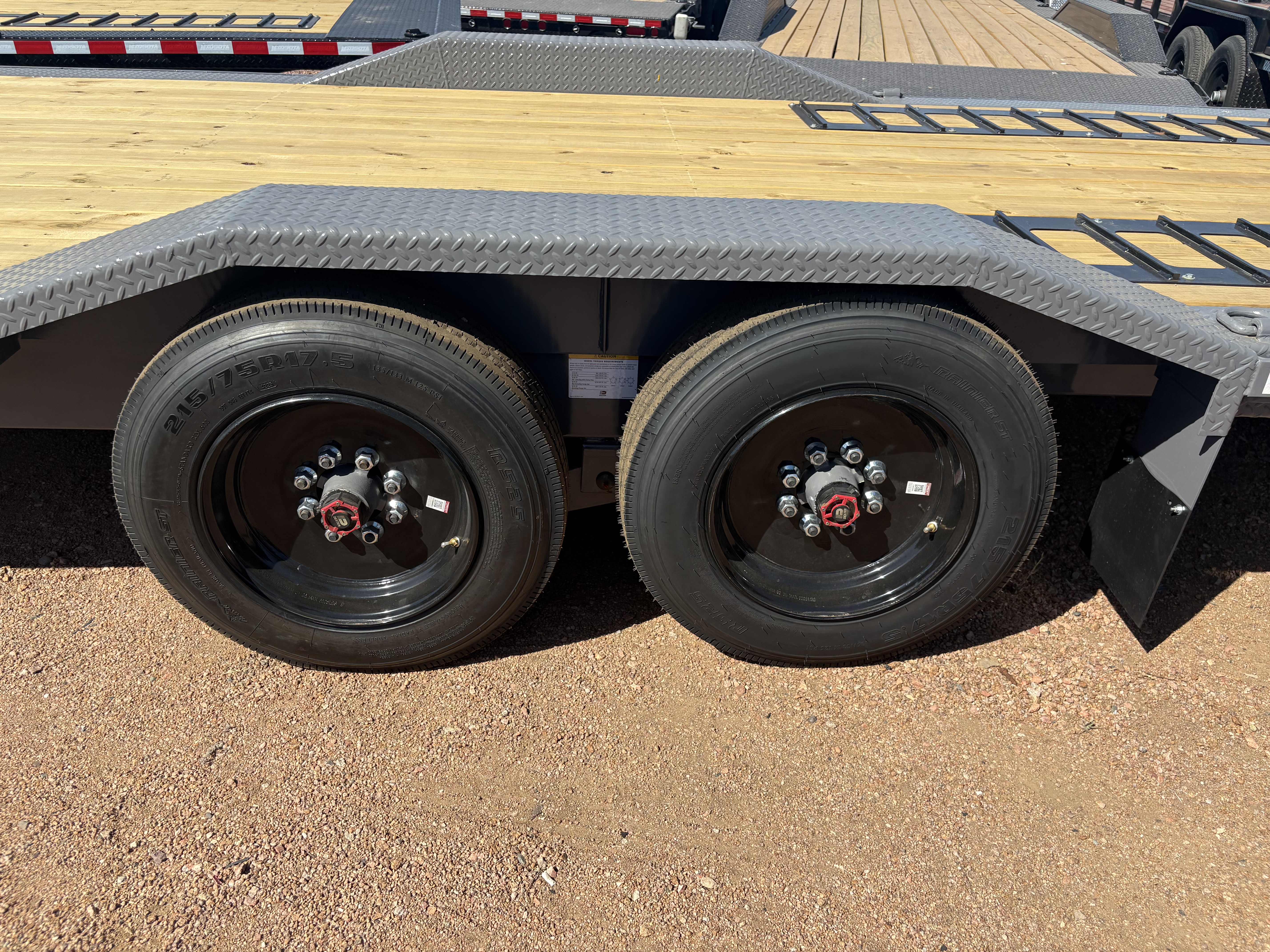 Midsota 24x8.5 (18'+6') Tilt Bed Wide Body, Drive Over Fender, 17,600 GVWR, 80" Steel Toolbox - Stock #MI010 - Image 4 of 6