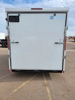 Look 14x7 ST DLX Flat Top V-Nose 7K GVWR, Ramp Door Stock #CMP2944 - Thumbnail 3
