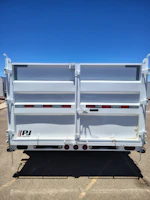PJ Trailers 14x83 Tandem Axle, 15,400 GVWR, Low Pro High Side Dump, 48" Sides, 14 Ply Tires Stock #PJD1705 - Thumbnail 1