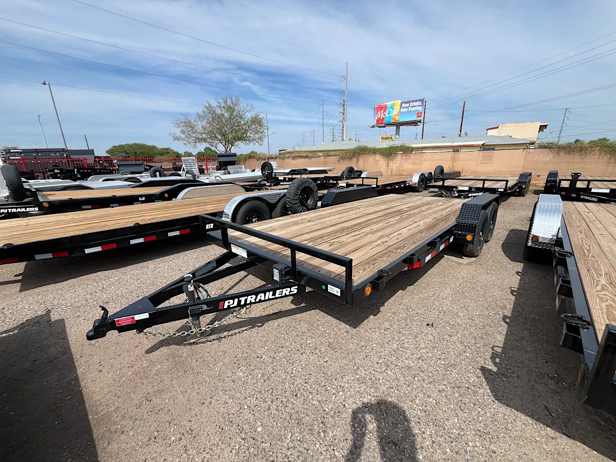 PJ Trailers PJ Trailers 18'x84" Car Trailer (C4) - Stock #PPJ10845 - Image 1 of 8 PJ Trailers PJ Trailers 18'x84" Car Trailer (C4) - Stock #PPJ10845 - Image 1 of 8