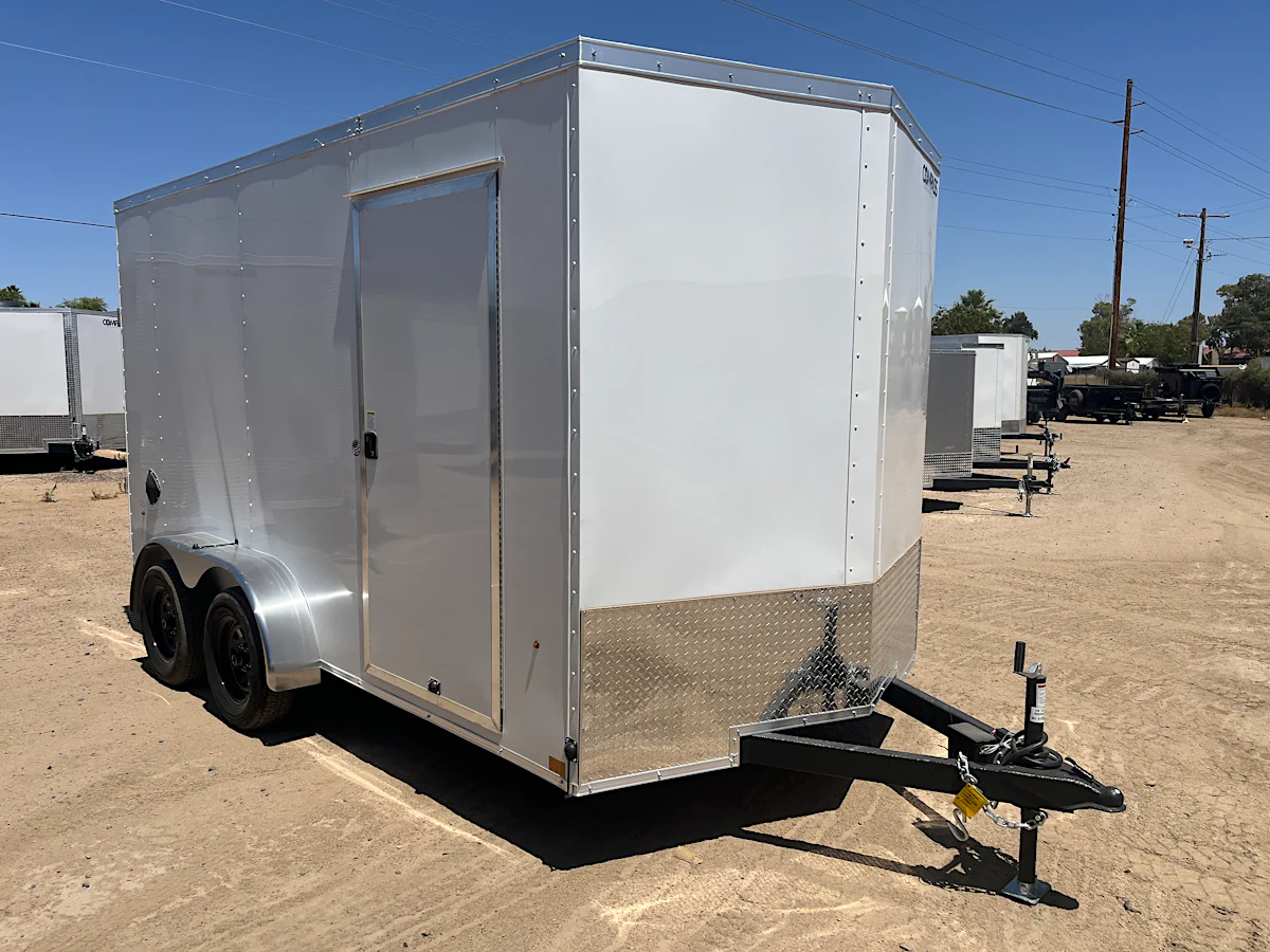 Compass 14x7 Indigo DLX, 7K GVWR, Ramp Door - Stock #CMP2856 - Image 1 of 10 Compass 14x7 Indigo DLX, 7K GVWR, Ramp Door - Stock #CMP2856 - Image 1 of 10