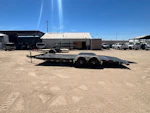 P.J. Trailers 22x83 Tandem Axle, 10K GVWR, Steel Deck Car Hauler, Slide-In Ramps Stock #PPJ11218 - Thumbnail 7