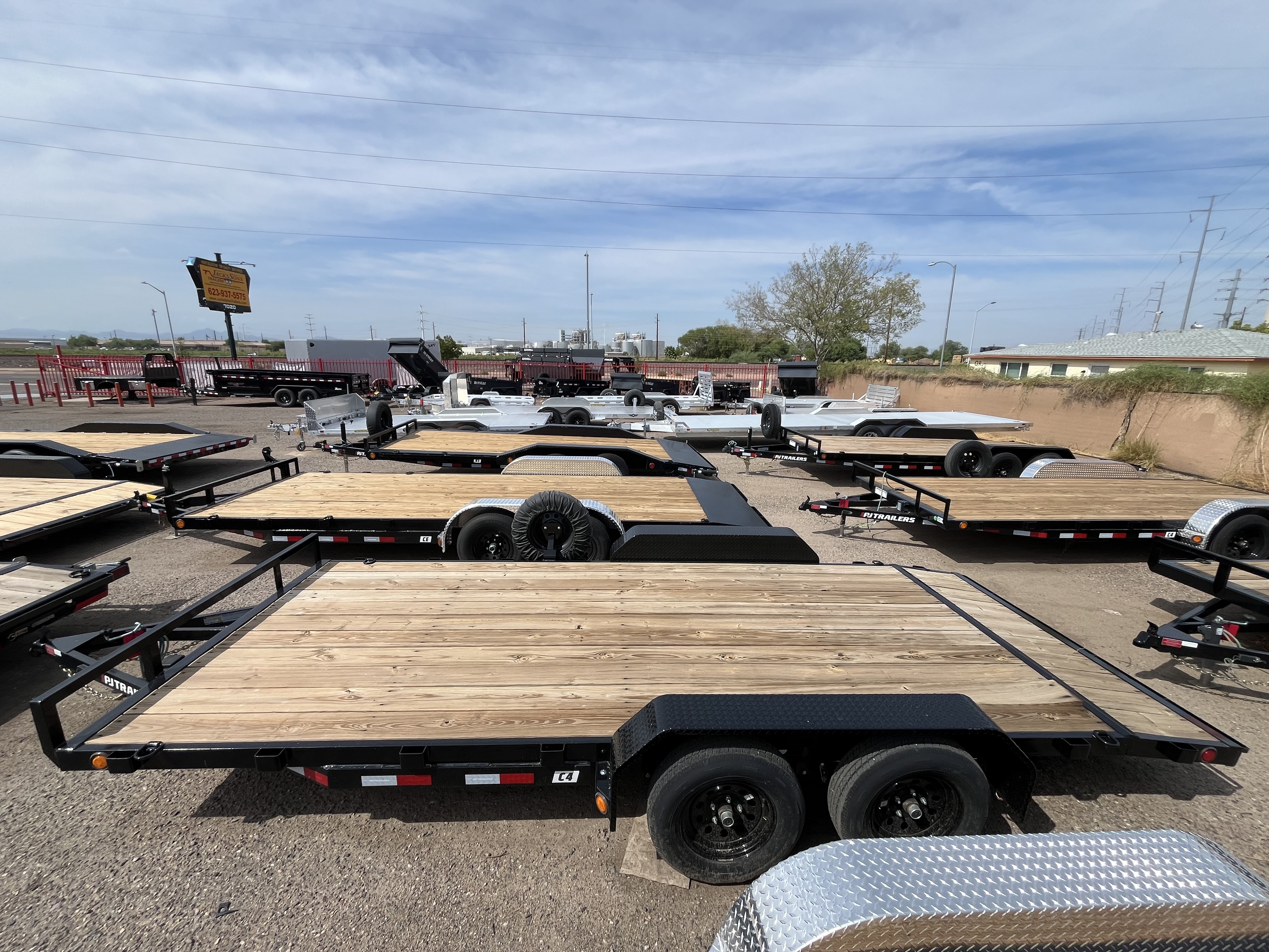 PJ Trailers 18'x84" Car Trailer (C4)