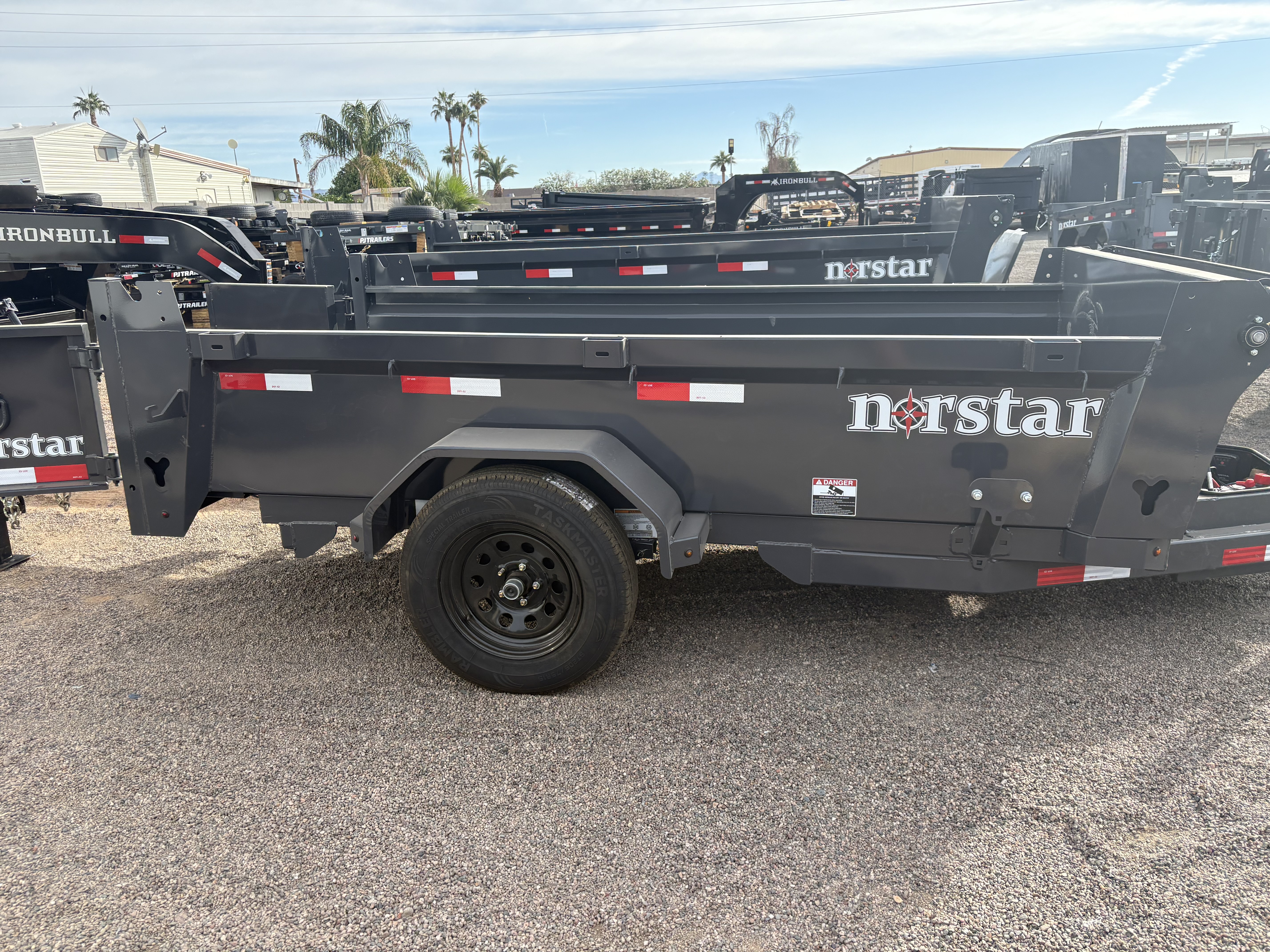 Norstar 10x60 Norstar Single Axle Dump, 3.5K GVWR, 20" Sides - Stock #NST1301 - Image 2 of 4