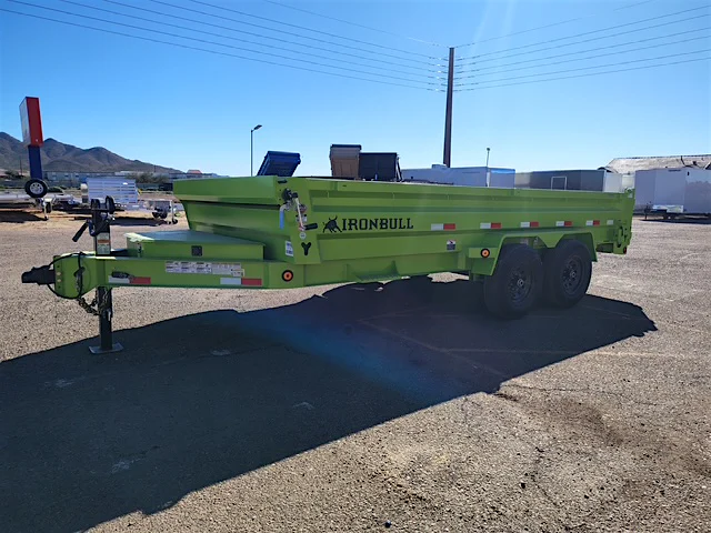 Norstar 16x83 Ironbull Tandem Axle Dump, 15K GVWR, 24" Sides - Stock #NST1382 - Image 6 of 8 Norstar 16x83 Ironbull Tandem Axle Dump, 15K GVWR, 24" Sides - Stock #NST1382 - Image 6 of 8