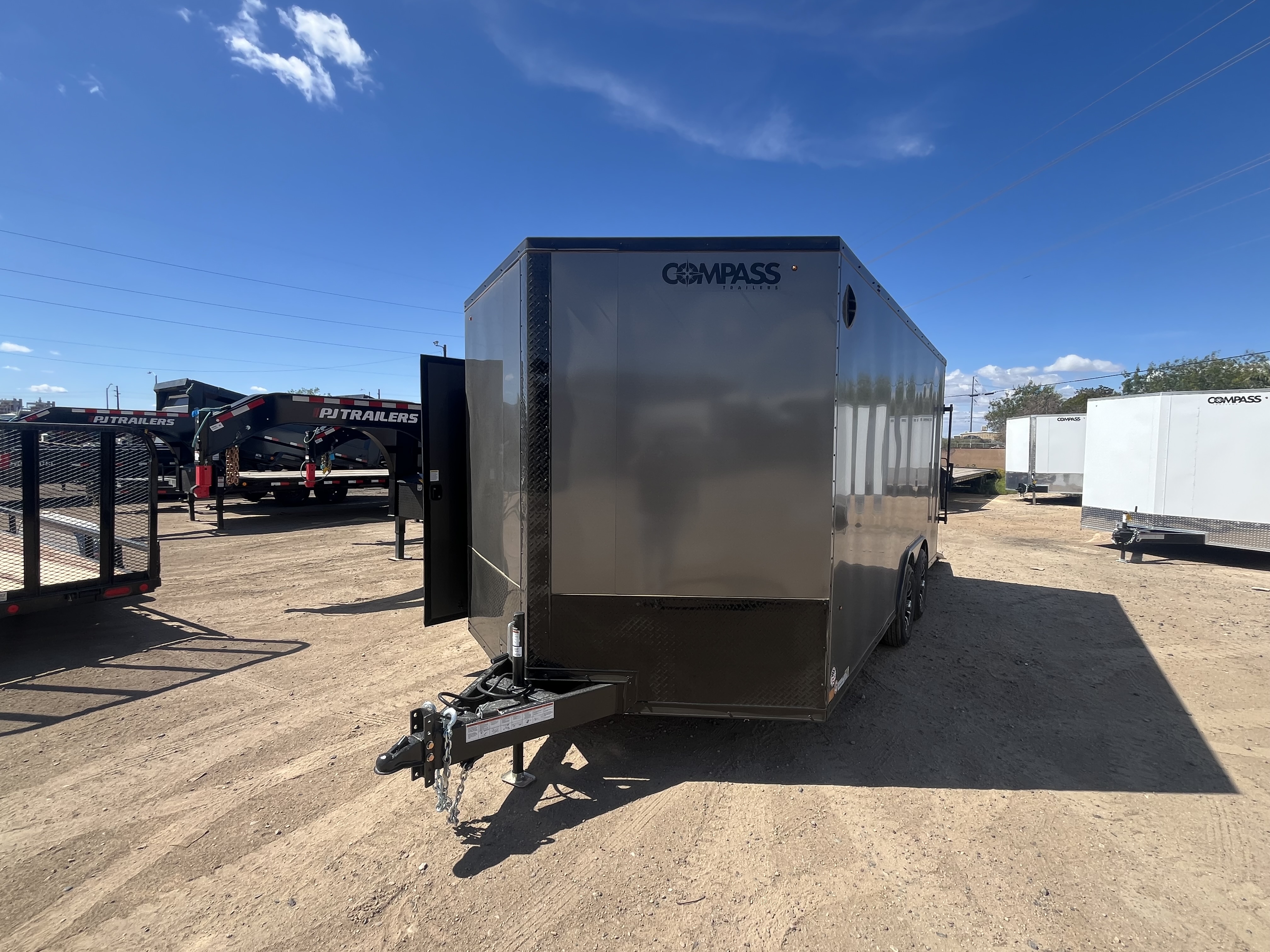 Compass 16x8.5 Jasper SE Car Hauler, 10K GVWR, Ramp Door - Stock #CMP2779 - Image 6 of 11