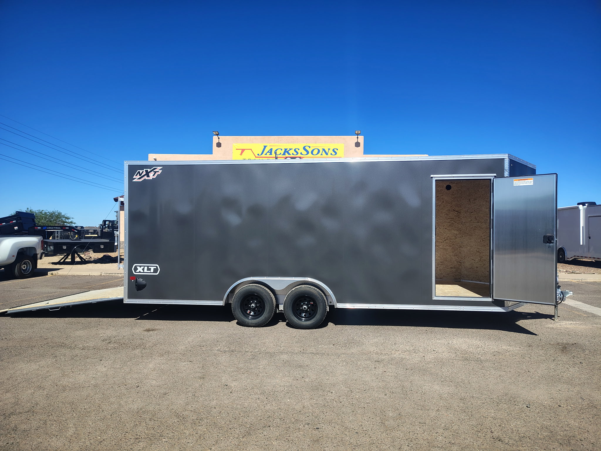 Alcom 20x8.5 All Aluminum XLT-P Car Hauler, Limited Model, 10K GVWR, Ramp Door - Stock #ALC272 - Image 2 of 10