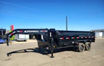 Norstar 16x83 IronBull Gooseneck Dump, Tandem Axle, 22K GVWR, 36" Sides, Telescopic Cylinder, Hydraulic Jacks, 18 Ply Tires Stock #NST1514 - Thumbnail 1