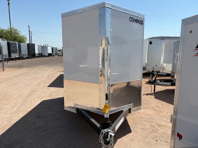 Compass 5'x8' Enclosed Cargo Trailer w/ Rear Ramp Door