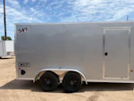 Alcom 14x7 All Aluminum XLT-P Enclosed, 7K GVWR, Side Door, Ramp Door Stock #ALC266 - Thumbnail 2
