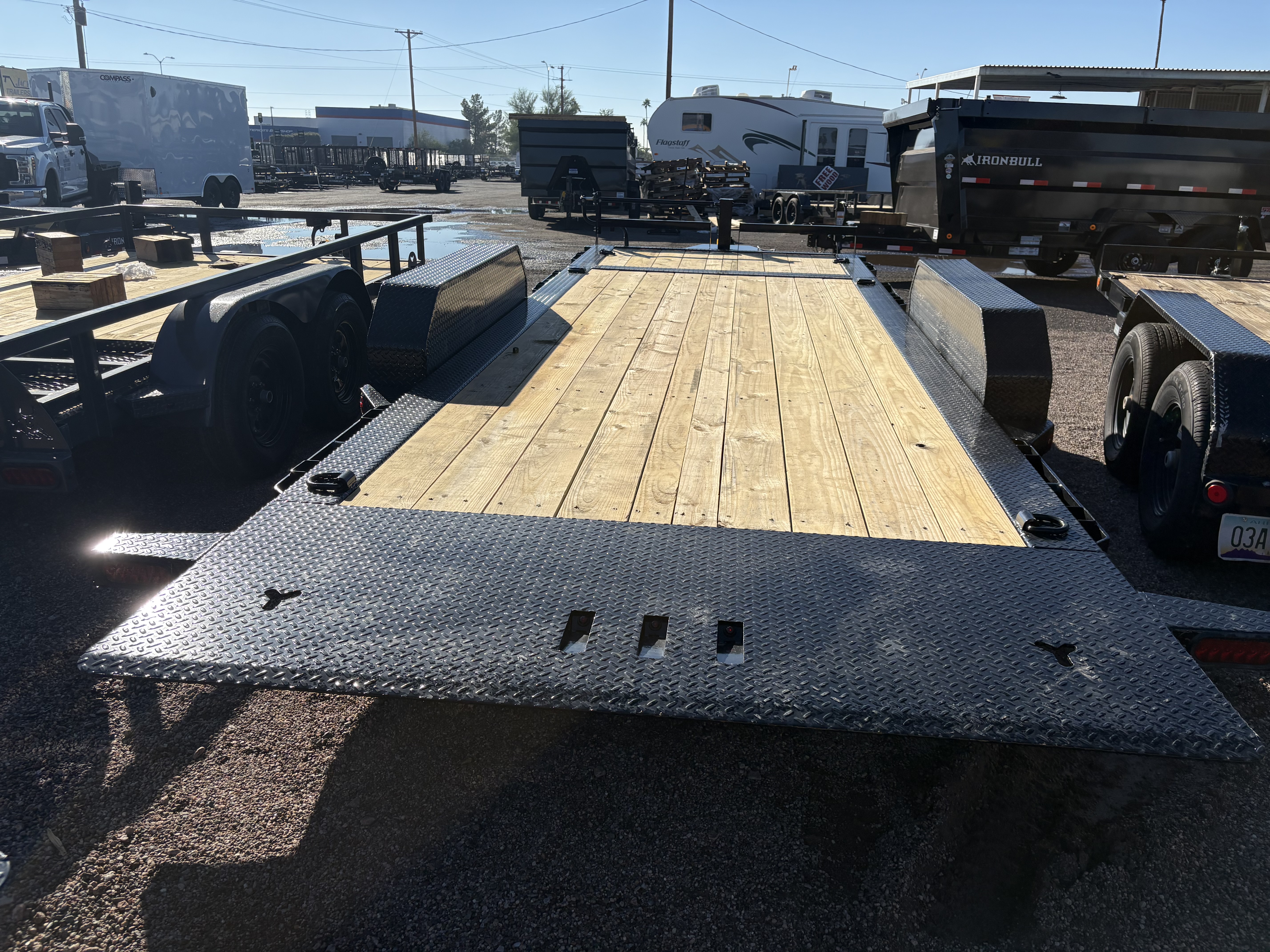 Norstar 20x83 IronBull Tandem Axle, 14K GVWR, Low-Pro Gravity Tilt - Stock #NS531 - Image 4 of 4