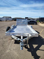 Aluma 16x80 All Aluminum, 8.5K GVWR, Tandem Axle, Electric Brake, Ramps, W/ Tailgate, RTD (8016TA-EL-R-TG-RTD) Stock #ALU373 - Thumbnail 6