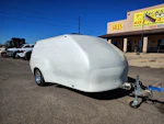 FAT SOCKS MOTORSPORTS Custom 12' Fiberglass Motorcycle Hauler Stock #USD4001 - Thumbnail 10