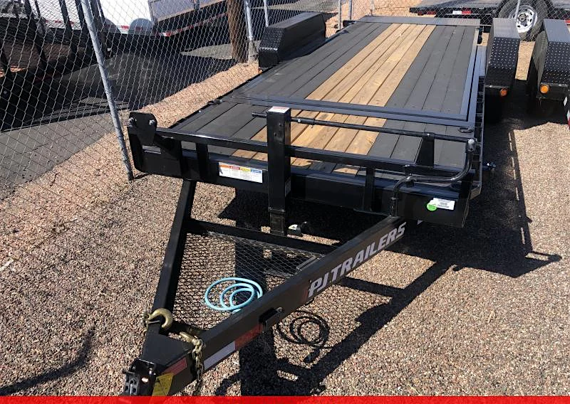 P.J. Trailers 20x83" Equipment Tilt, 14K GVWR, 14PLY, Blackwood Deck - Stock #PPJ10956 - Image 5 of 5 P.J. Trailers 20x83" Equipment Tilt, 14K GVWR, 14PLY, Blackwood Deck - Stock #PPJ10956 - Image 5 of 5