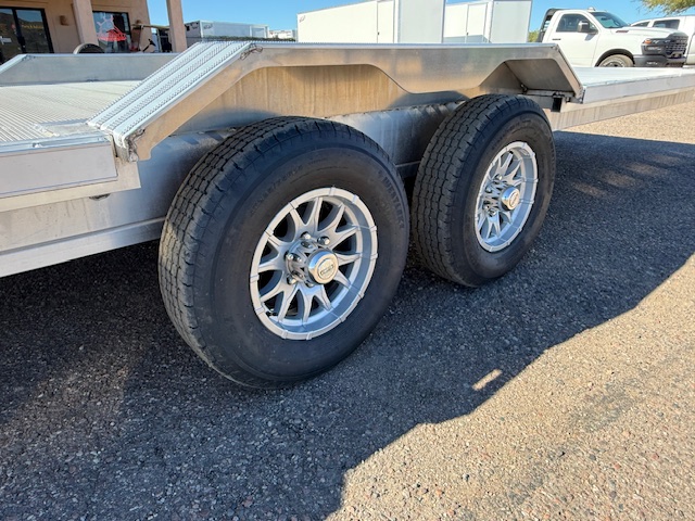 Aluma 28x102" All Aluminum Wide Body, 10K GVWR, Heavy Tandem Axle, Drive-Over-Fenders (WB28H-TA-EL-DOF-R-RR-RTD) - Stock #ALU272 - Image 10 of 14