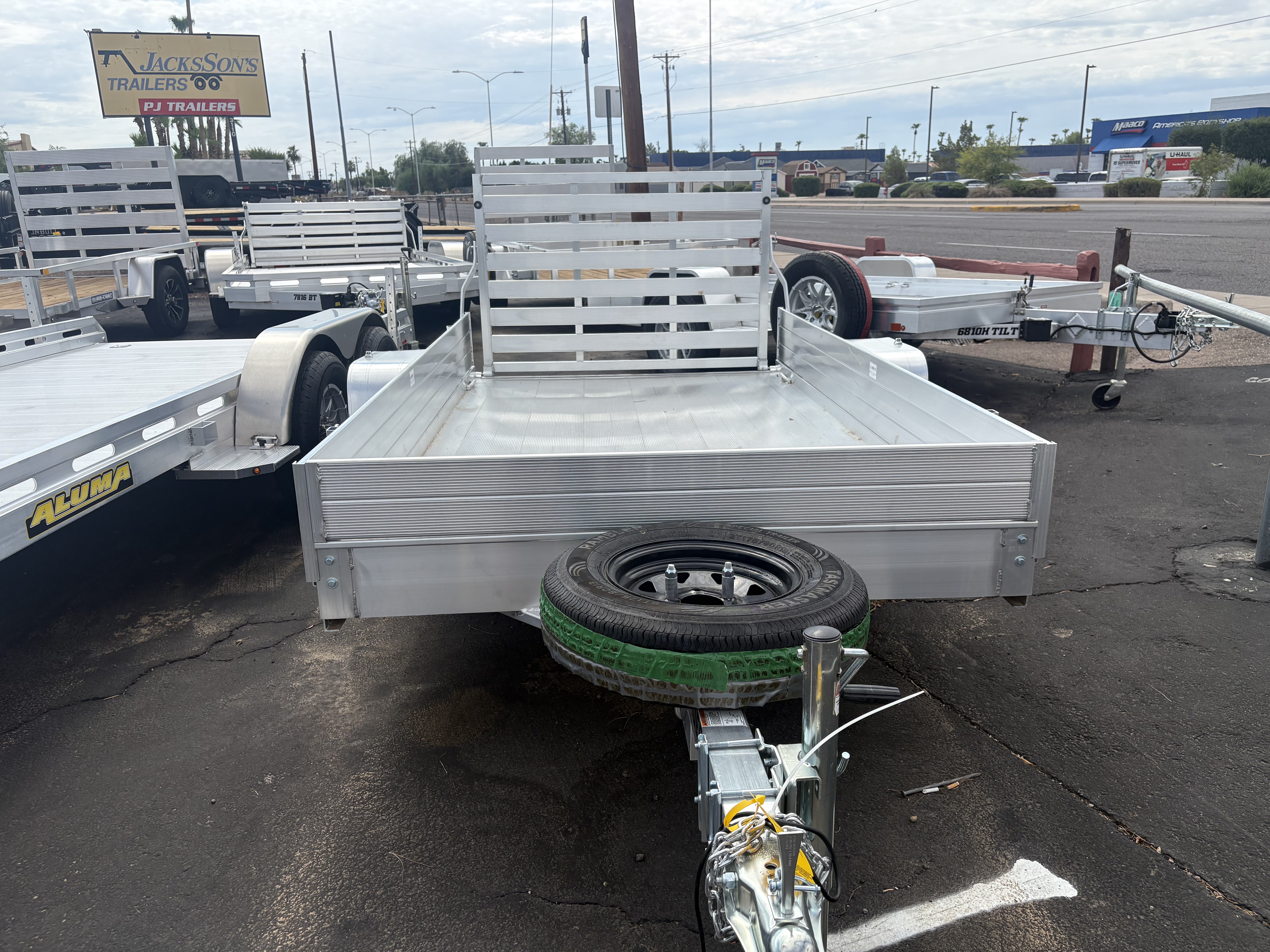 Aluma 10'x63" Aluminum Utility Trailer w/ Tailgate (6310ESA)