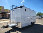 Pace American 16x8.5 PXT Hammer, 7K GVWR, Workbench, Ladder Rack, 6" Additional Height, Ramp Door Stock #CMP2881 - Thumbnail 9
