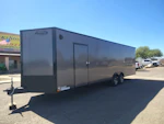 Formula Trailers 28x8.5 Conquest SE Flat Top Sloped V-Nose Enclosed Car Hauler, 10K GVWR, Ramp Door Stock #CMP2906 - Thumbnail 5