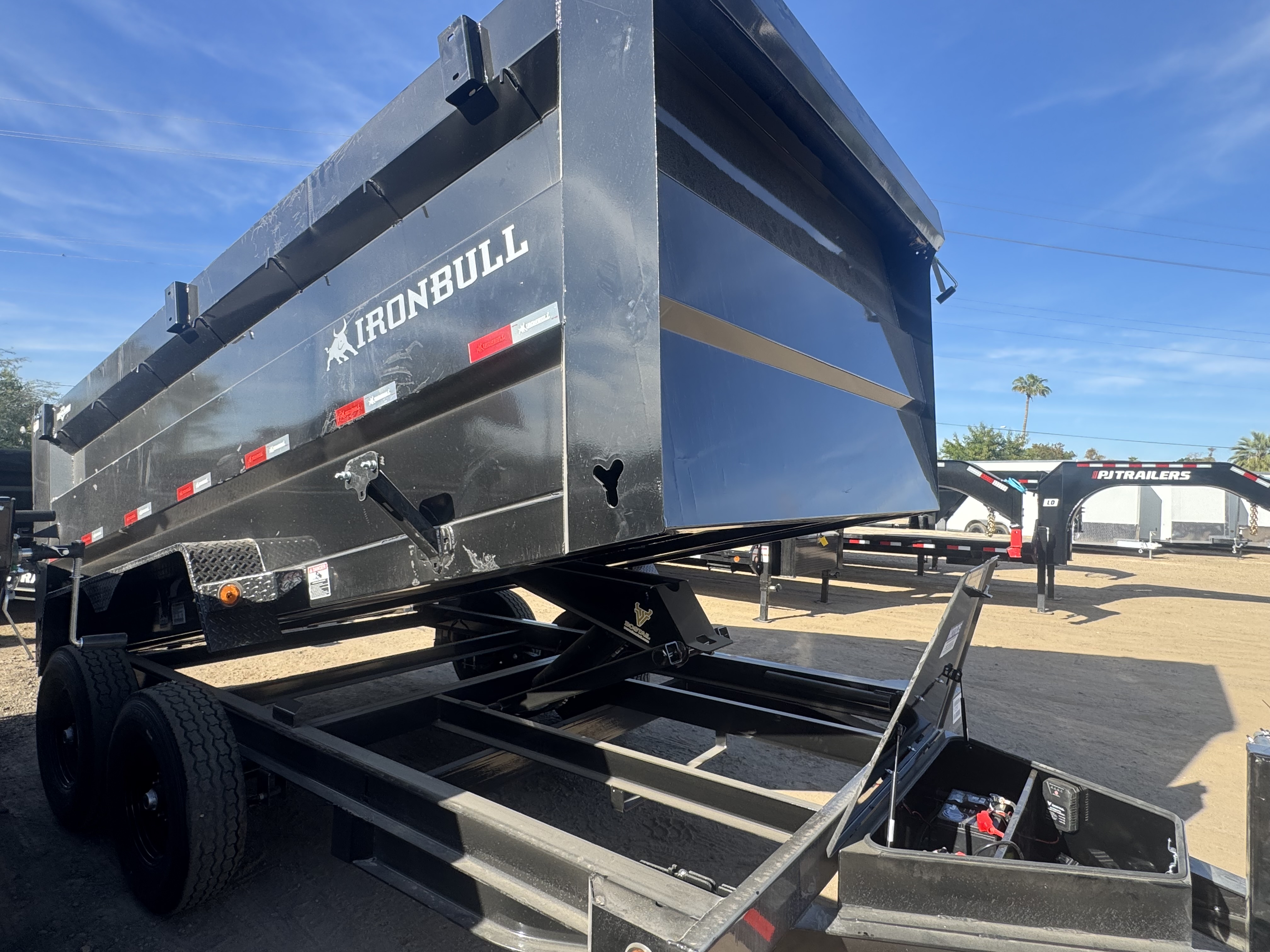 Norstar 14x83 IronBull Tandem Axle Dump, 15K GVWR, 48" Sides, Solar Charger, 14 Ply Tires - Stock #NST1398 - Image 18 of 21
