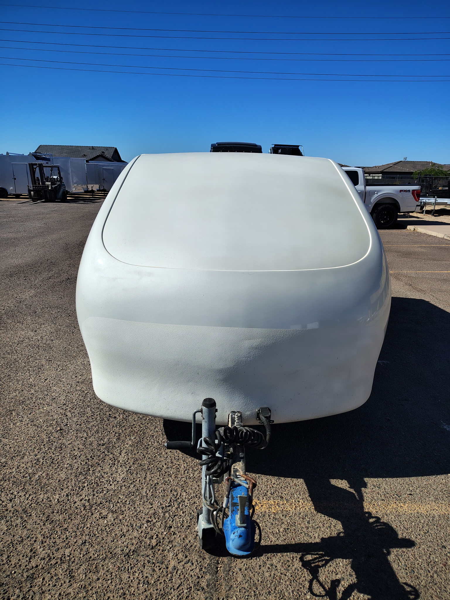 FAT SOCKS MOTORSPORTS Custom 12' Fiberglass Motorcycle Hauler - Stock #USD4001 - Image 5 of 12