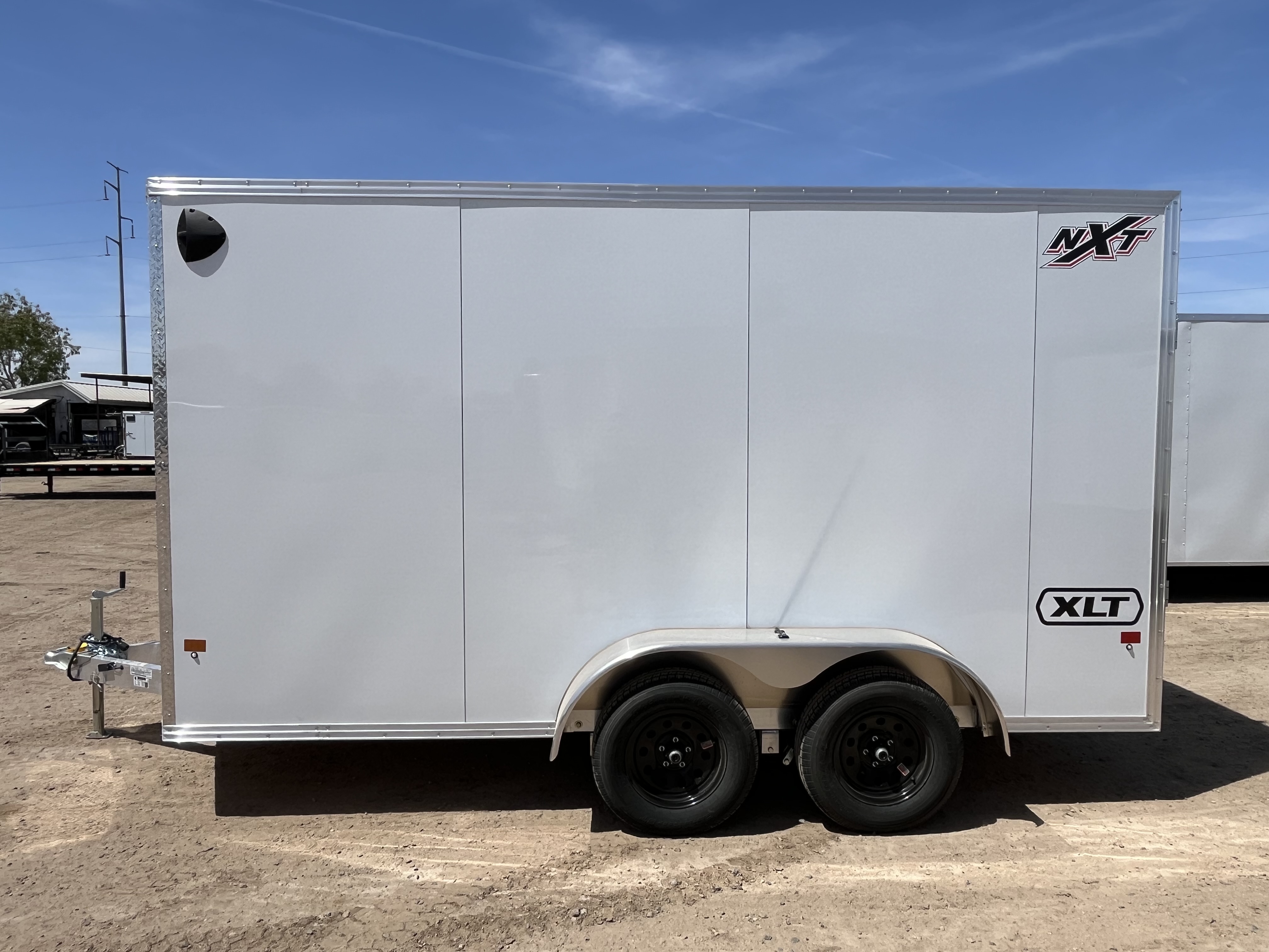 Alcom 14x7 All Aluminum, XLTP2 Enclosed, 7K GVWR, Side Door, Ramp Door - Stock #ALC236 - Image 7 of 9