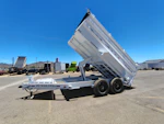 PJ Trailers 14x83 Tandem Axle, 15,400 GVWR, Low Pro Dump, 48" Sides Stock #PJD1710 - Thumbnail 3