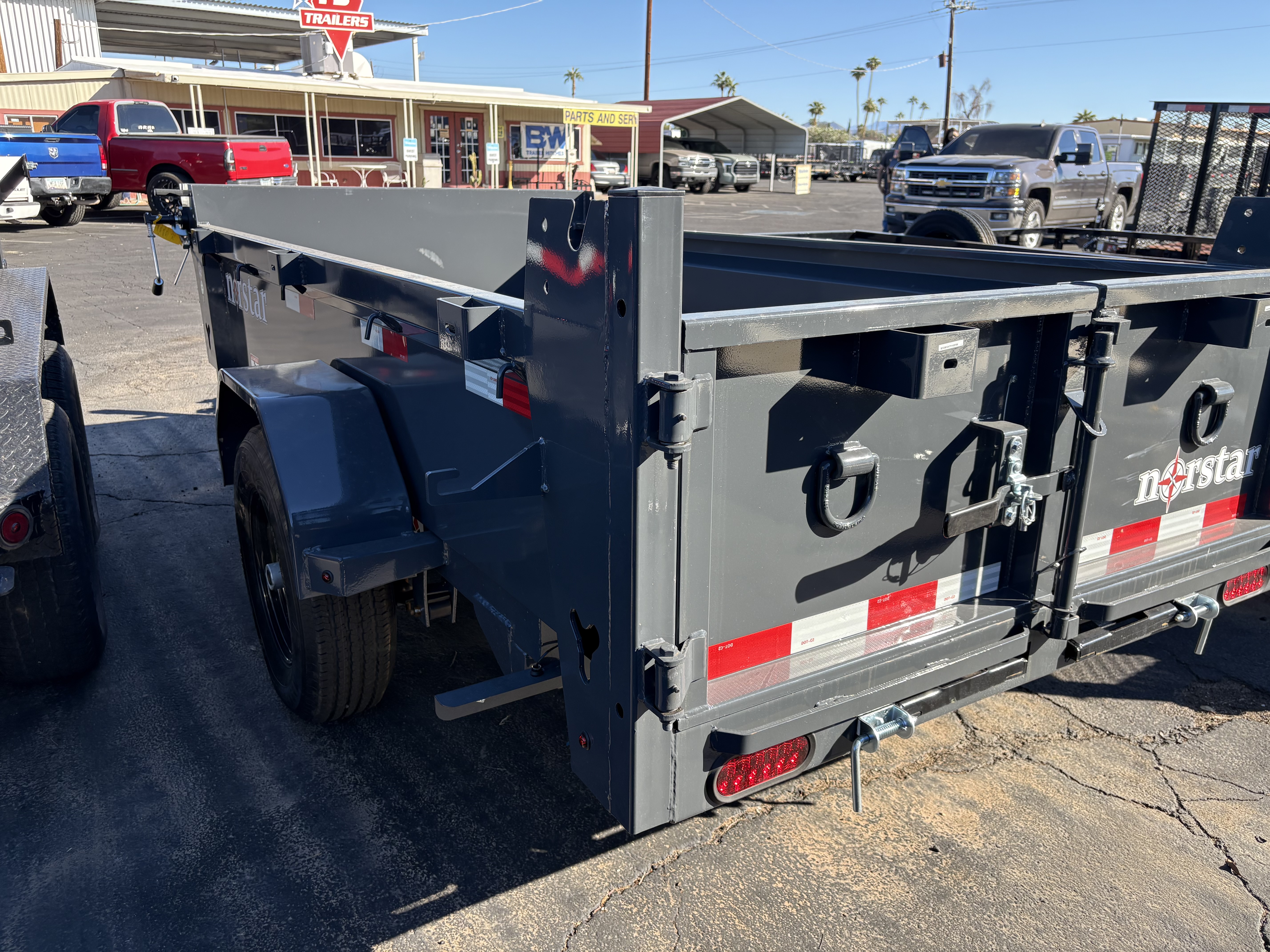 Norstar 10x60 Norstar Single Axle Dump, 5.2K GVWR, 20" Sides - Stock #NST1266 - Image 2 of 3