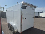 Compass 12x6 Indigo DLX, Flat Top V-Nose, 7K GVWR, Ramp Door Stock #CMP2939 - Thumbnail 4