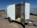 Alcom 10x6 All Aluminum XLT-P2 Enclosed, 3K GVWR, Limited Edition, Ramp Door Stock #ALC224 - Thumbnail 6