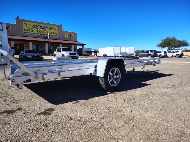 Aluma 15 X78" Aluminum, Single Axle w/ Elec. Brakes,  Bi-Fold Tailgate - Stock #USD8766 - Image 4 of 7