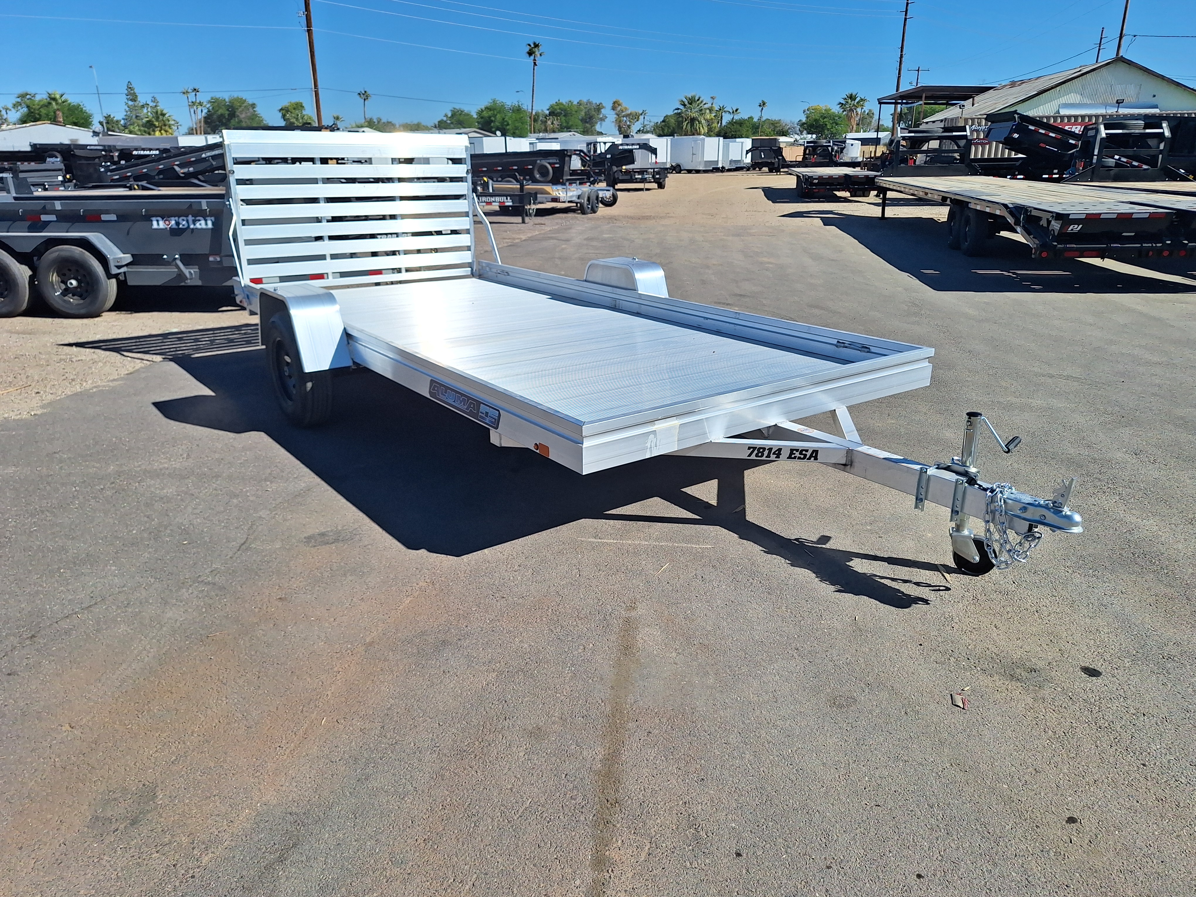 Aluma 14x78 All Aluminum, 3K GVWR, Single Axle (7814ESA-S-TG) - Stock #ALU342 - Image 2 of 6