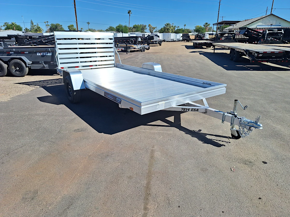 Aluma 14x78 All Aluminum, 3K GVWR, Single Axle (7814ESA-S-TG) - Stock #ALU342 - Image 2 of 6 Aluma 14x78 All Aluminum, 3K GVWR, Single Axle (7814ESA-S-TG) - Stock #ALU342 - Image 2 of 6