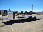 Aluma 18x82 All Aluminum, 10K GVWR, Heavy Tandem Axle, XL Tilt w/ Cargo Box (8218H-XL-TILT-TA-EL-RTD-CB) Stock #ALU376 - Thumbnail 3