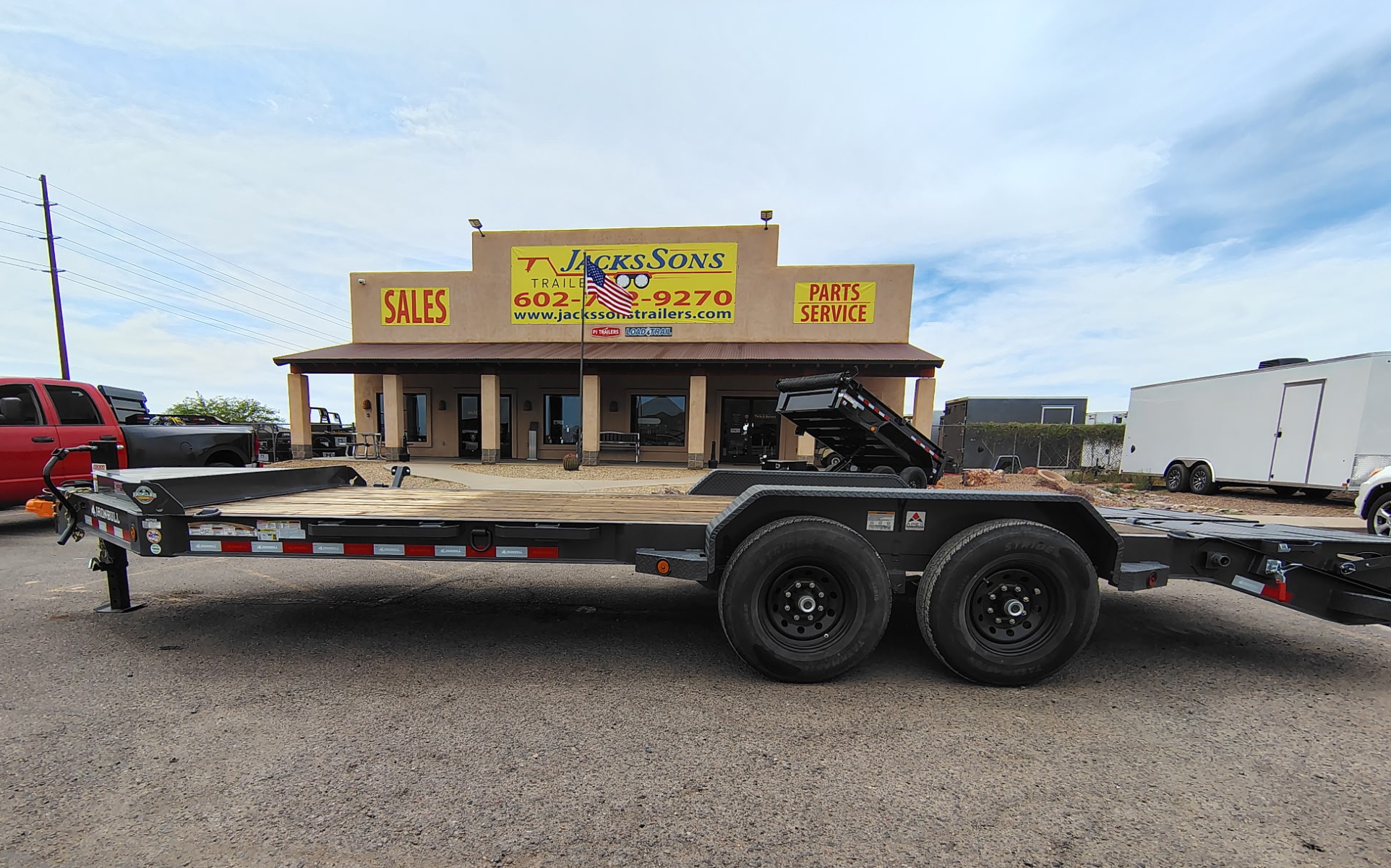 IRONBULL 20x83 IronBull, Tandem Axle, 14K GVWR, Rampage Ramps - Stock #USD2091 - Image 7 of 9