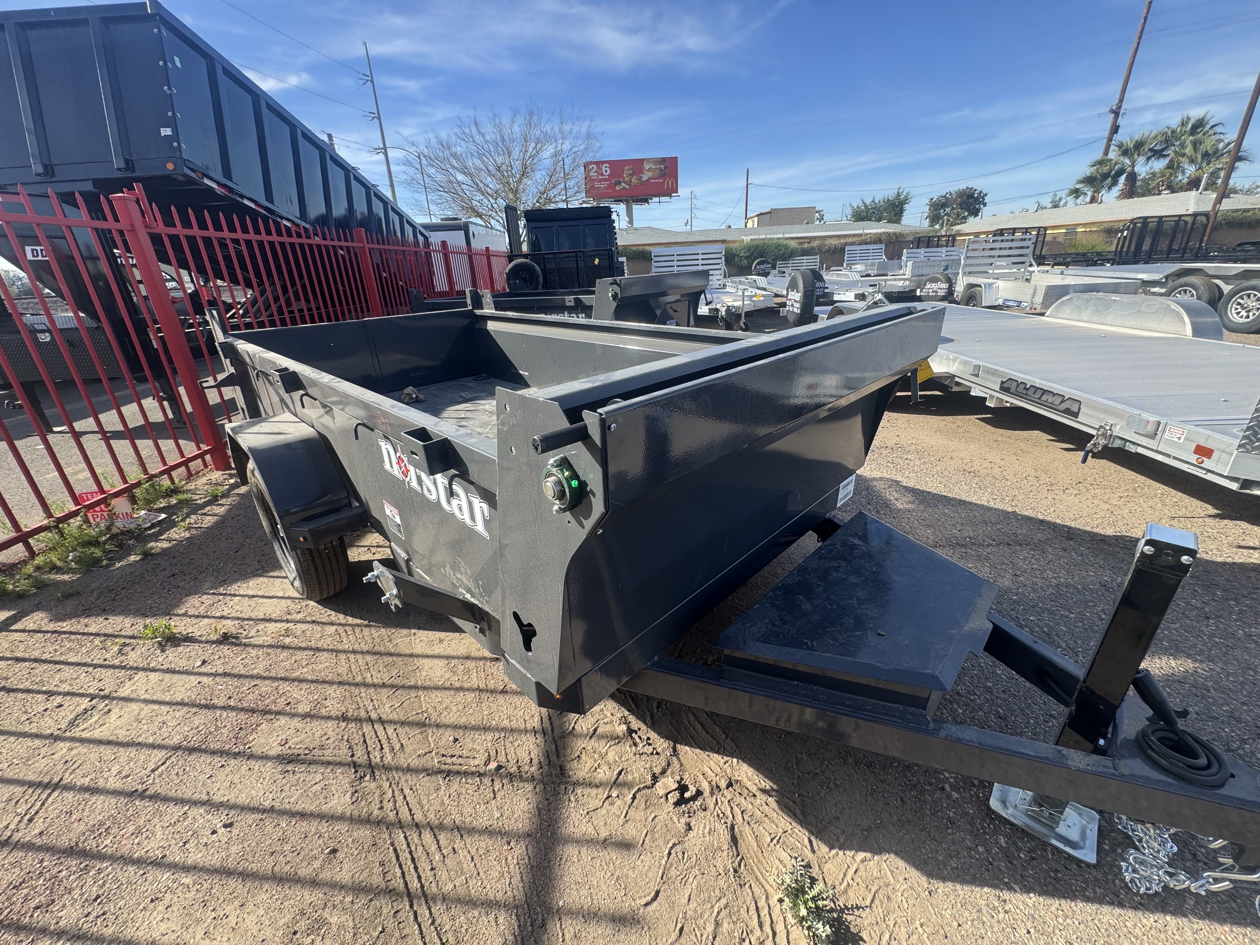 Norstar 10x60 Norstar Single Axle Dump, 3.5K GVWR, 20" Sides - Stock #NST1404 - Image 11 of 12