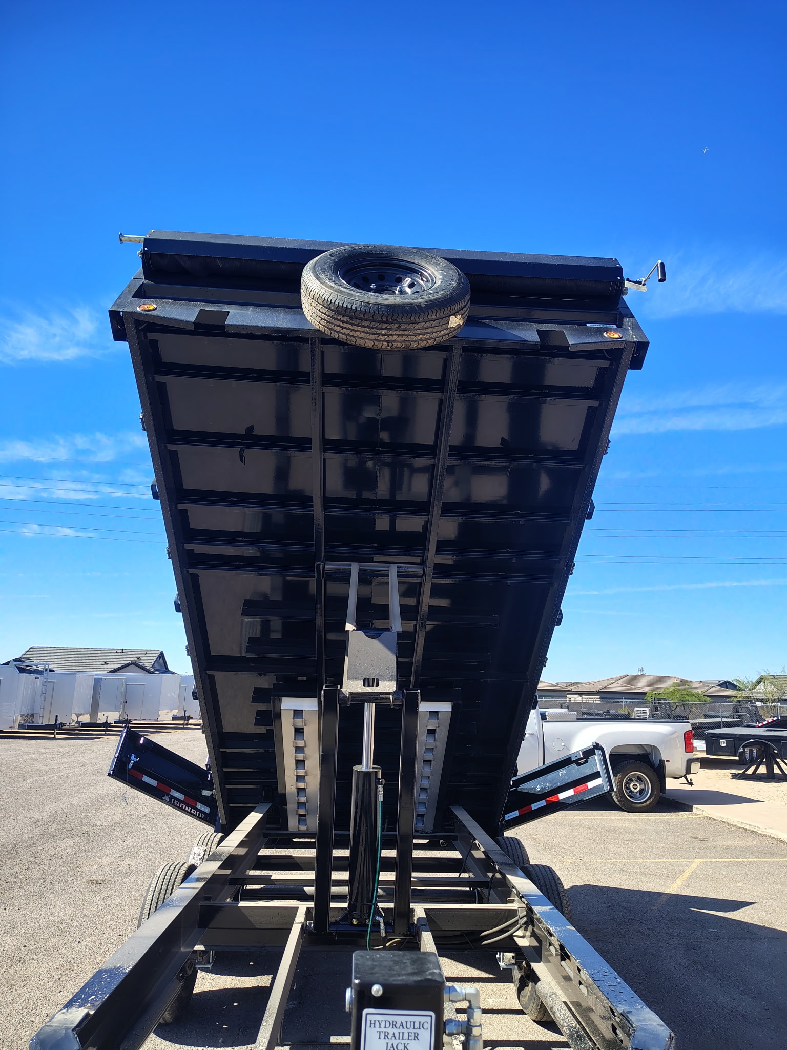 Norstar 16x96 IronBull Tandem Axle Deckover Dump, 15K GVWR, 18" Fold Down Sides, Hydraulic Jack - Stock #NST1507 - Image 4 of 13