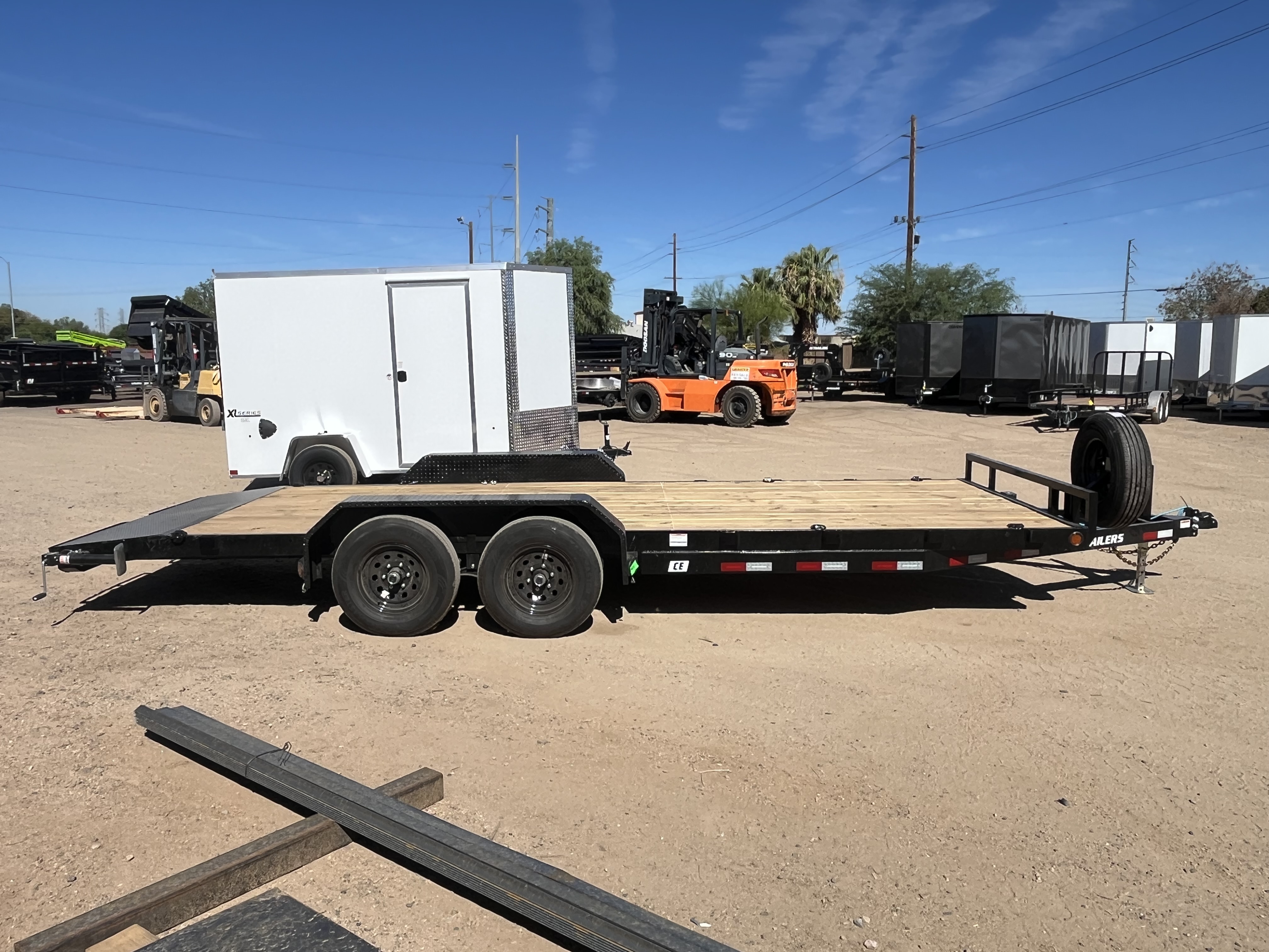 P.J. Trailers 20'x83" 5" Channel Equipment Trailer (CE) - Stock #PPJ11214 - Image 2 of 8