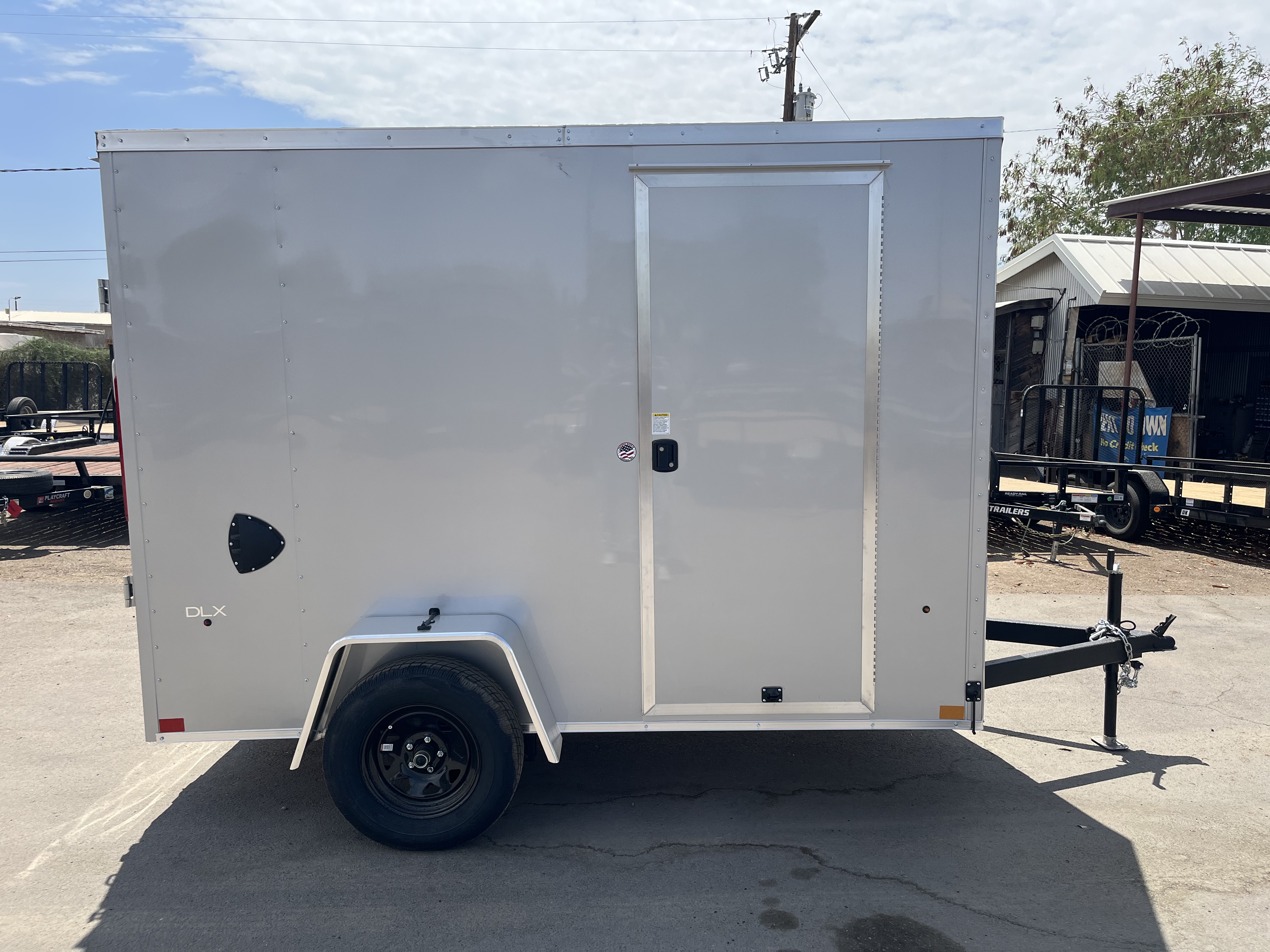 Compass 6'x10' Enclosed Cargo Trailer w/ Rear Ramp Door