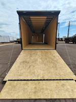 Formula Trailers 28x8.5 Conquest SE Flat Top Sloped V-Nose Enclosed Car Hauler, 10K GVWR, Ramp Door Stock #CMP2917 - Thumbnail 5