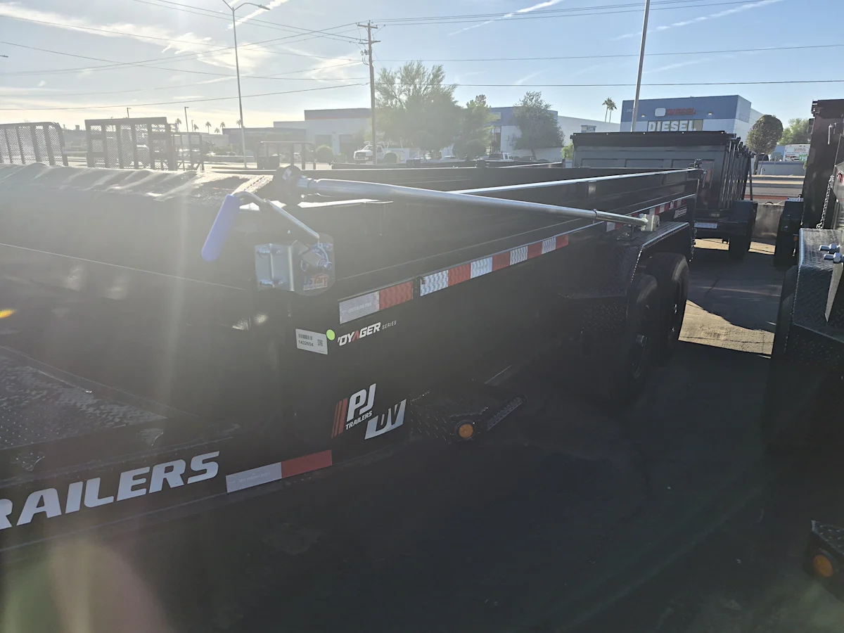 P.J. Trailers 16X83 Tandem Axle, Low Pro Dump, 15.4K GVWR - Stock #PJD1630 - Image 3 of 4 P.J. Trailers 16X83 Tandem Axle, Low Pro Dump, 15.4K GVWR - Stock #PJD1630 - Image 3 of 4
