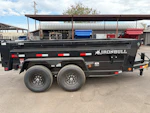 Norstar 12x83 IronBull Tandem Axle Dump, 15K GVWR, 24" Sides, Solar Charger Stock #NST1480 - Thumbnail 4