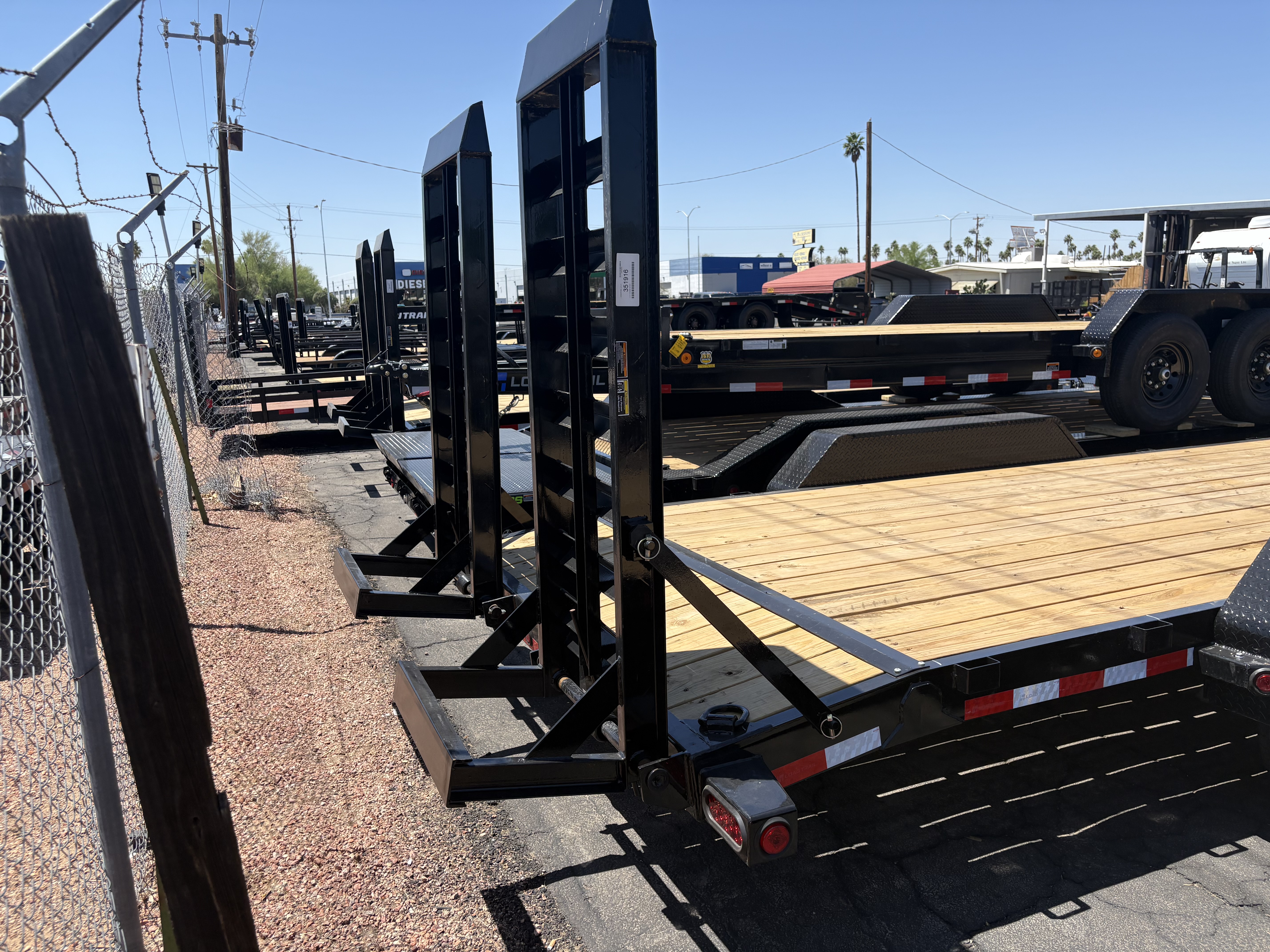 Load Trail 22x83 Tandem Axle, 14K GVWR, Carhauler,  Fold Up Ramps - Stock #LT924 - Image 5 of 5