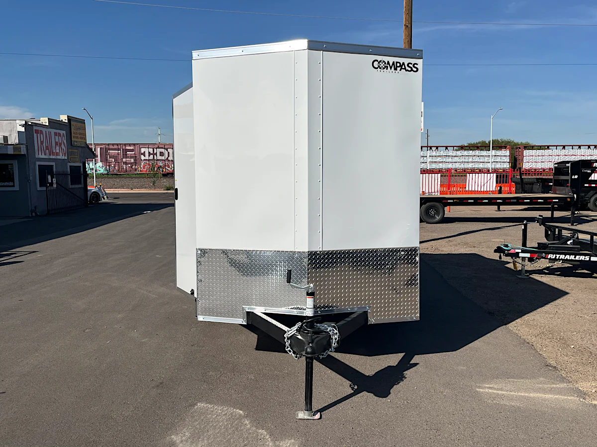 Compass Compass 6'x12' Enclosed Cargo Trailer - Stock #CMP2938 - Image 1 of 10 Compass Compass 6'x12' Enclosed Cargo Trailer - Stock #CMP2938 - Image 1 of 10
