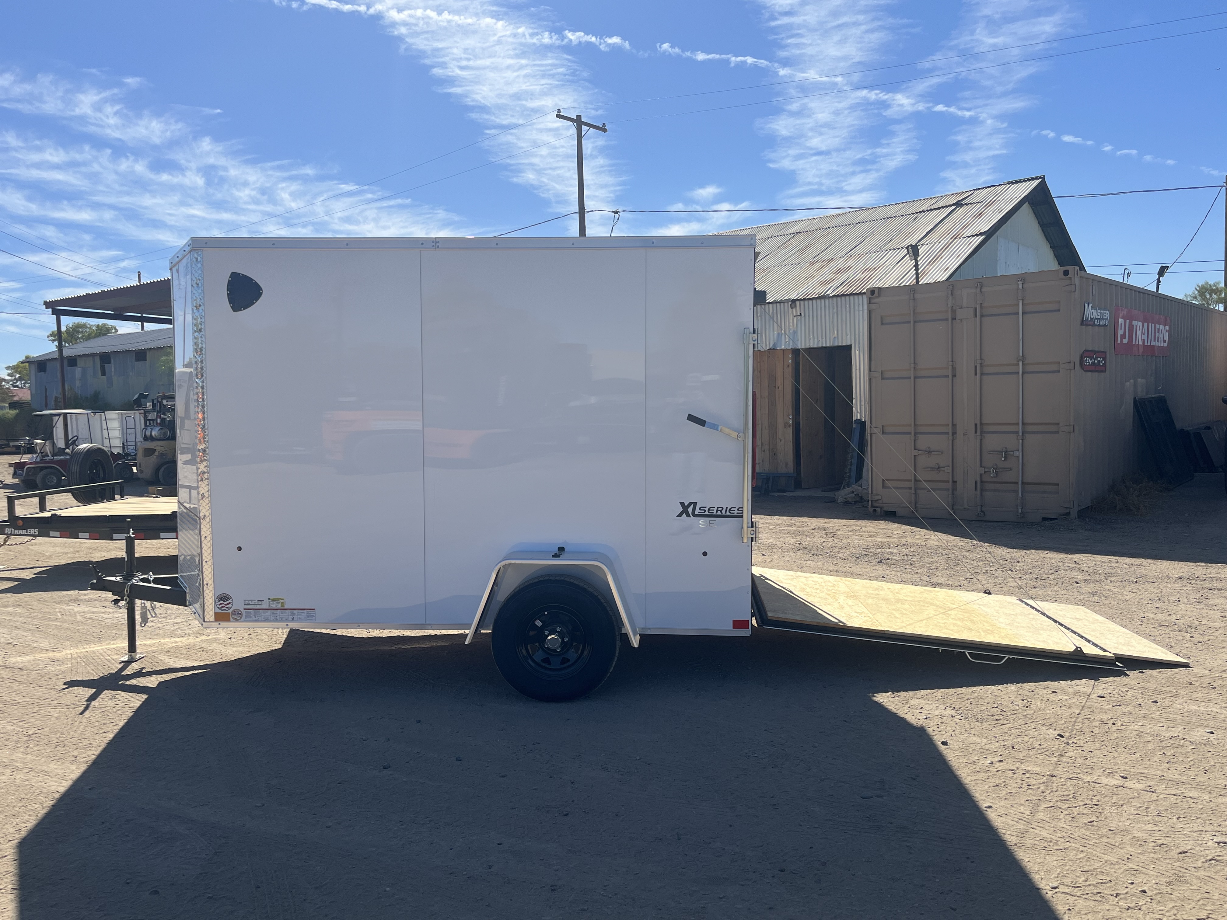 Cargo Express 6'x10' Enclosed Cargo Trailer w/ Rear Ramp Door