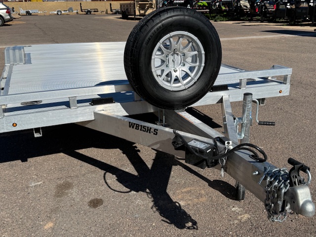 Aluma 15x102 Wide Body, 5.2K GVWR, Heavy Single Axle, Ramps (WB15H-S-EL-DOF-R-RR-RTD) - Stock #ALU297 - Image 5 of 10