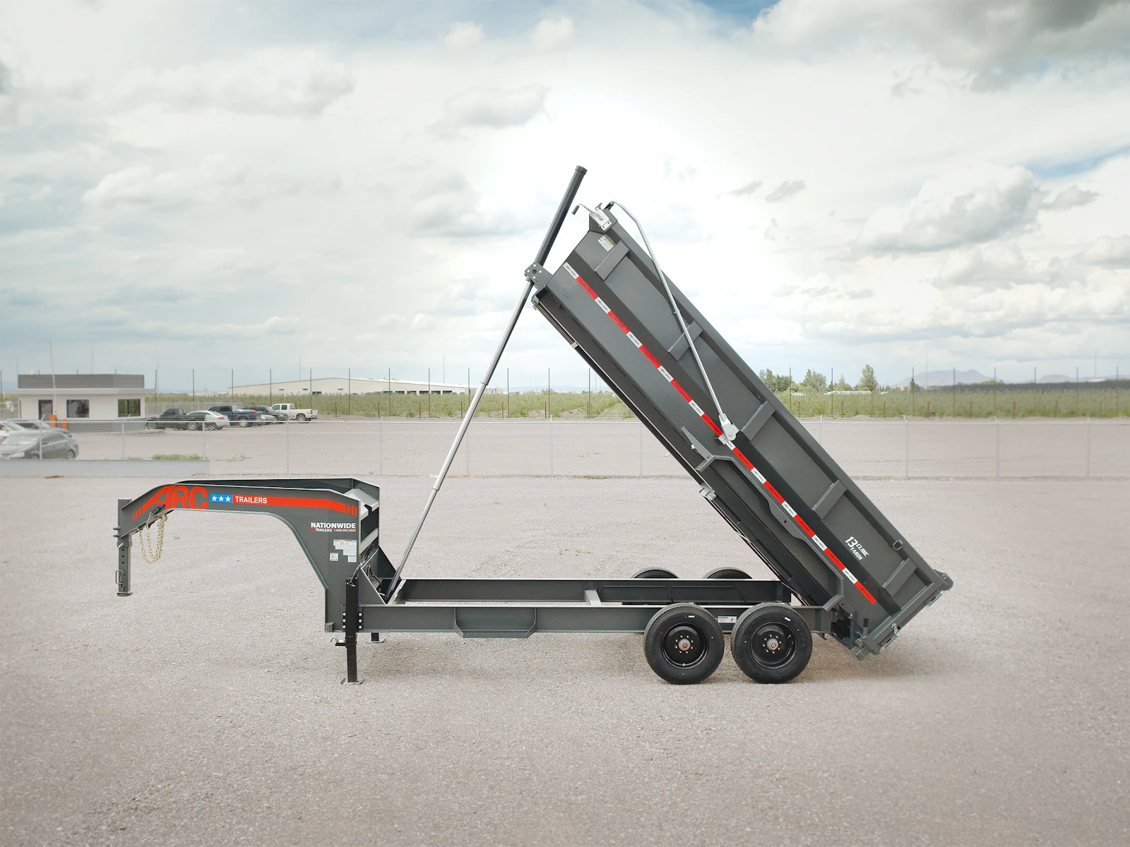 A-GDH — Gooseneck 20K Heavy Duty Dump Trailer - Image 5